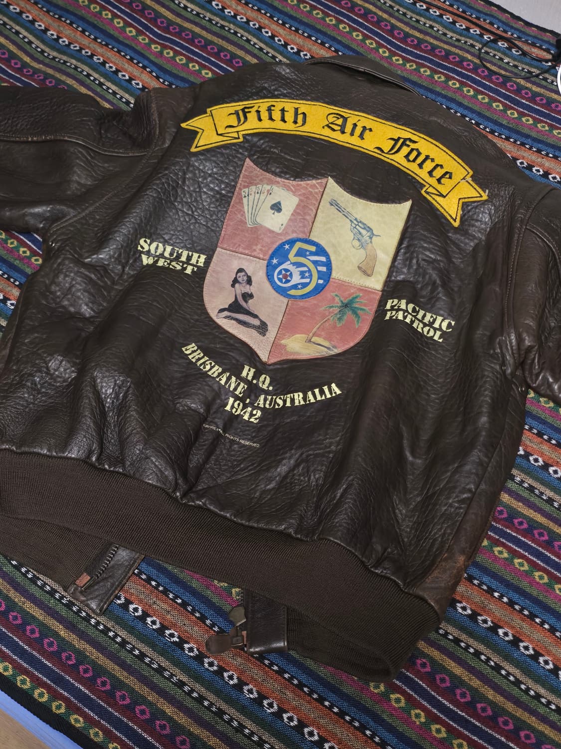 아비렉스 a-2 가죽자켓 상품이미지2