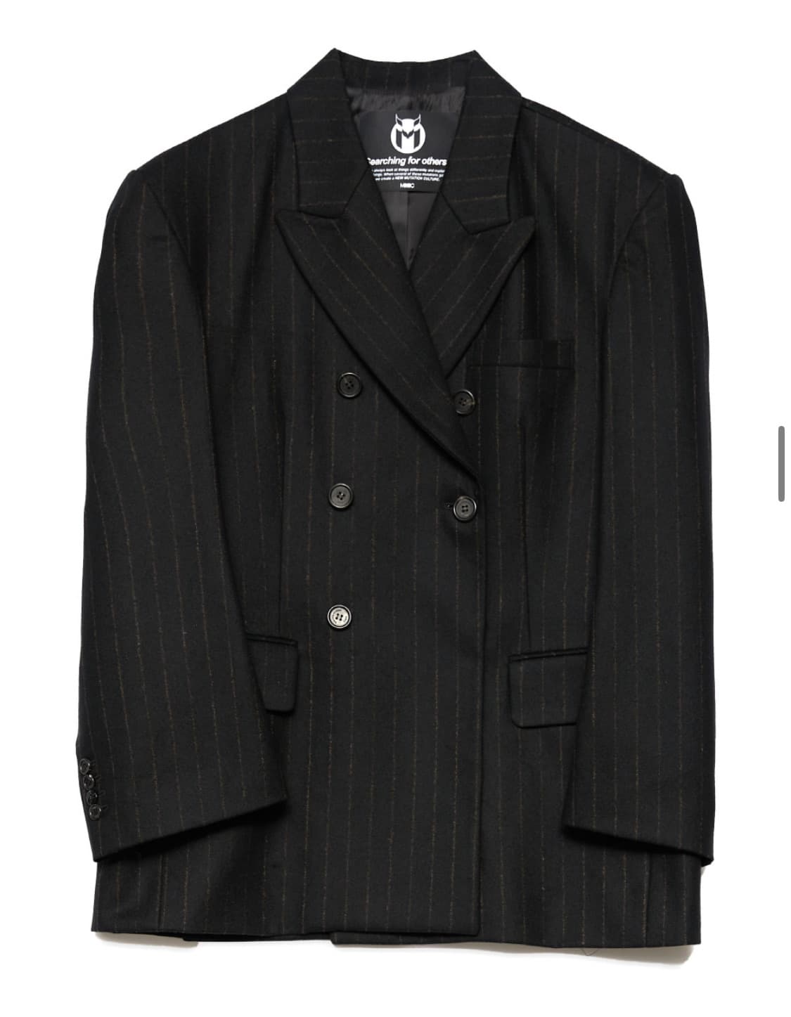 MMIC 3D EMBROIDERED STRIPE FLARE BLAZER 상품이미지1