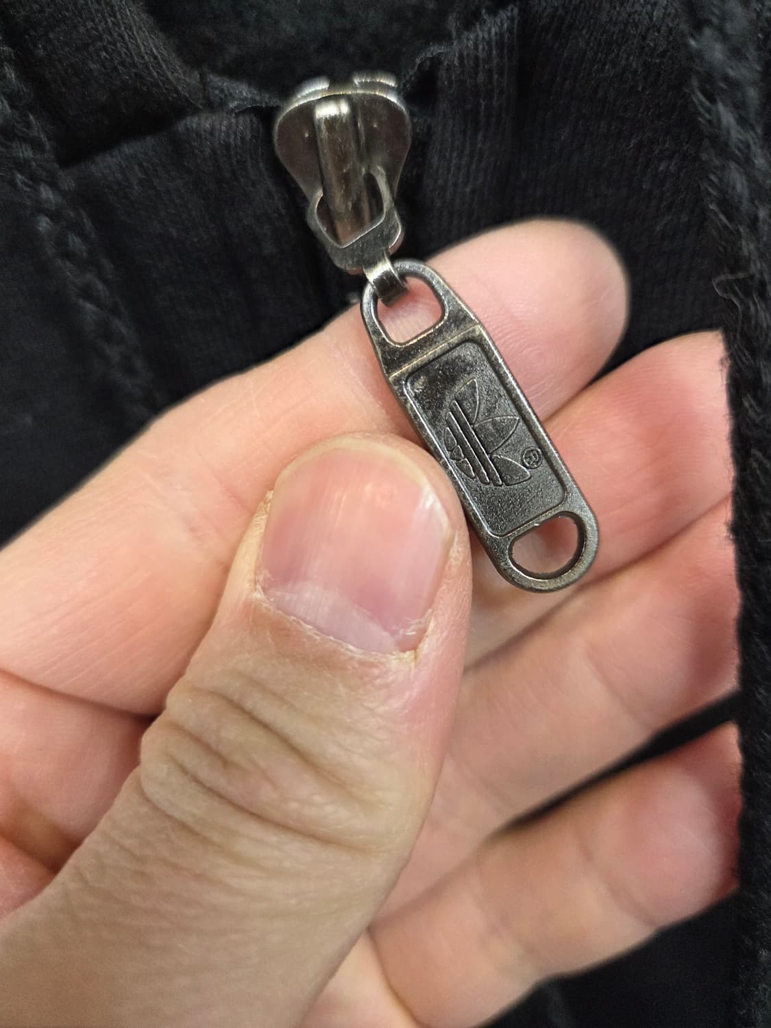 아디다스 올드스쿨 빅트레포일 삼선 기모 후드집업 대략 L 오버핏 상품이미지7