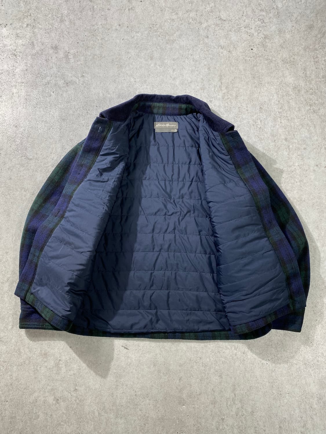 [XL] Eddie Bauer 에디바우어 블랙와치 울 체크 자켓 상품이미지6