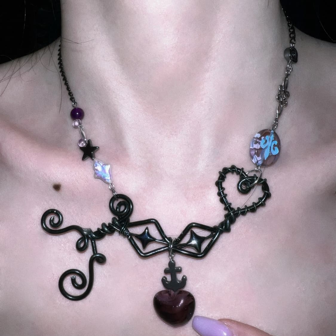 🗝️⚓️🖤necklace 상품이미지2