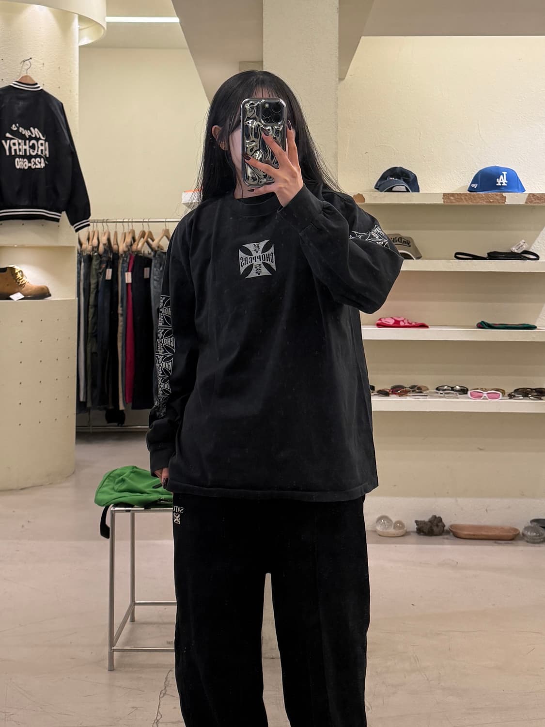 웨스트 코스트 차퍼스 블랙 롱슬리브 U1173 상품이미지1