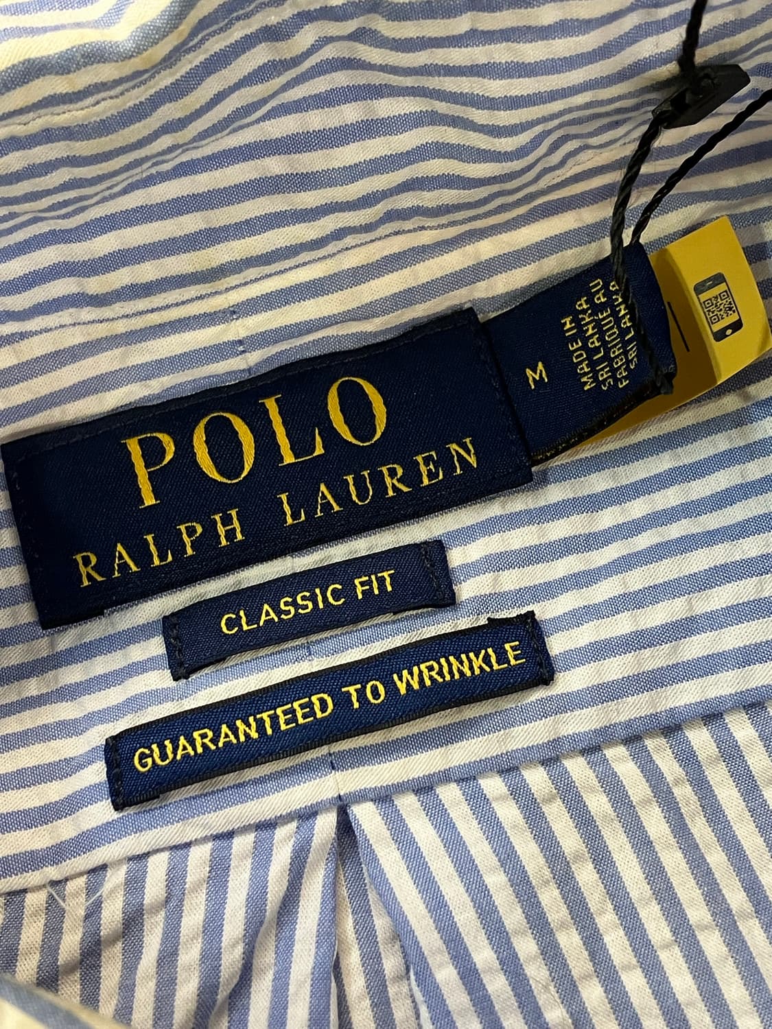 폴로 랄프로렌 스트라이프 셔츠 블루 M #csz2277 상품이미지5