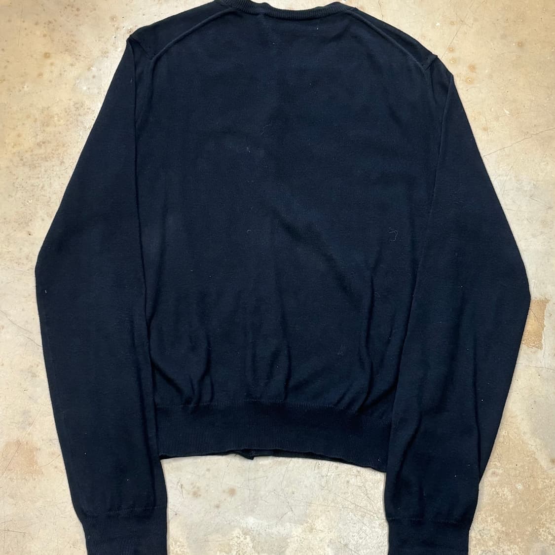 🫶🏻꼼데가르송 Red 와펜 여성용 Black 가디건🫶🏻 상품이미지3