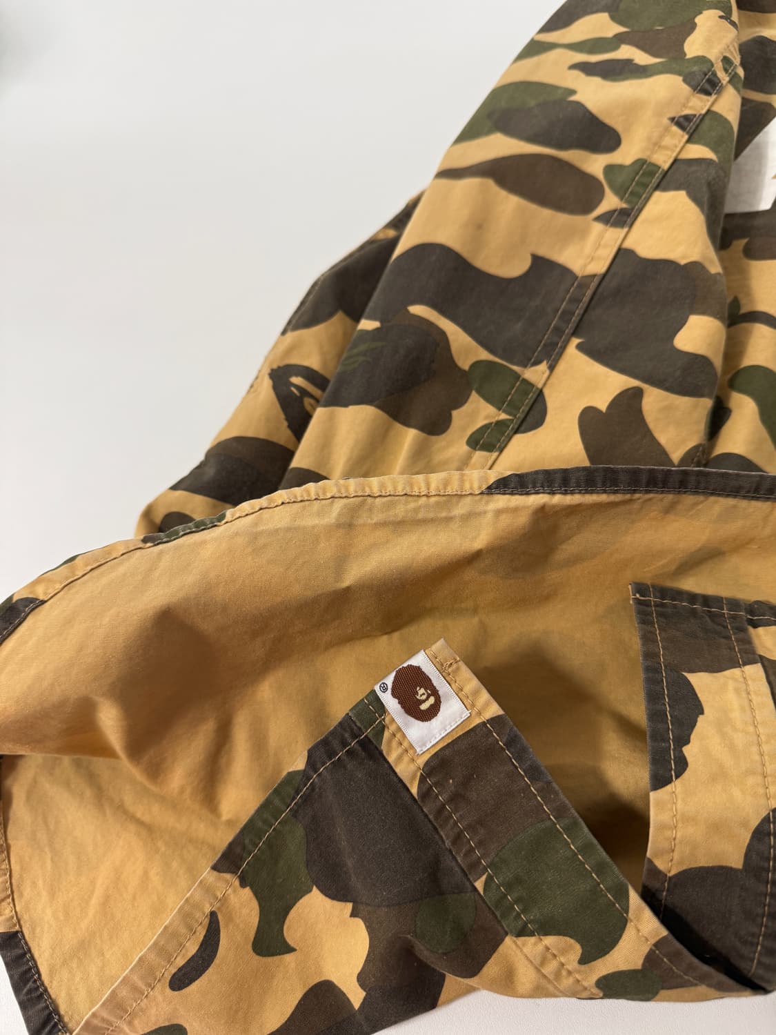 베이프 루즈핏 1st 황계 카모플라주 후드 셔츠 자켓 상품이미지4