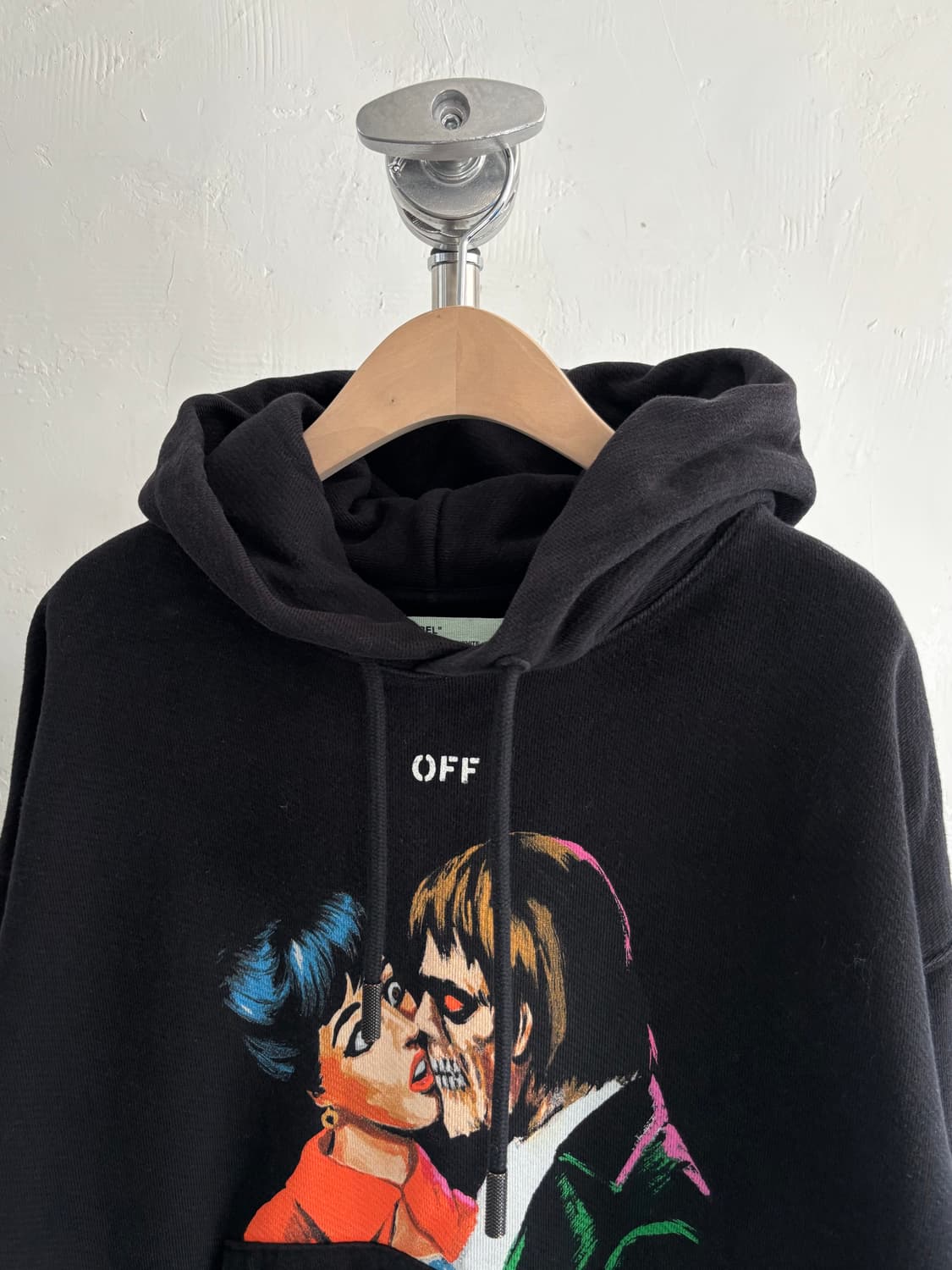 Off White 오프화이트 Kiss 그래픽 백로고 후드 스웻셔츠 상품이미지2