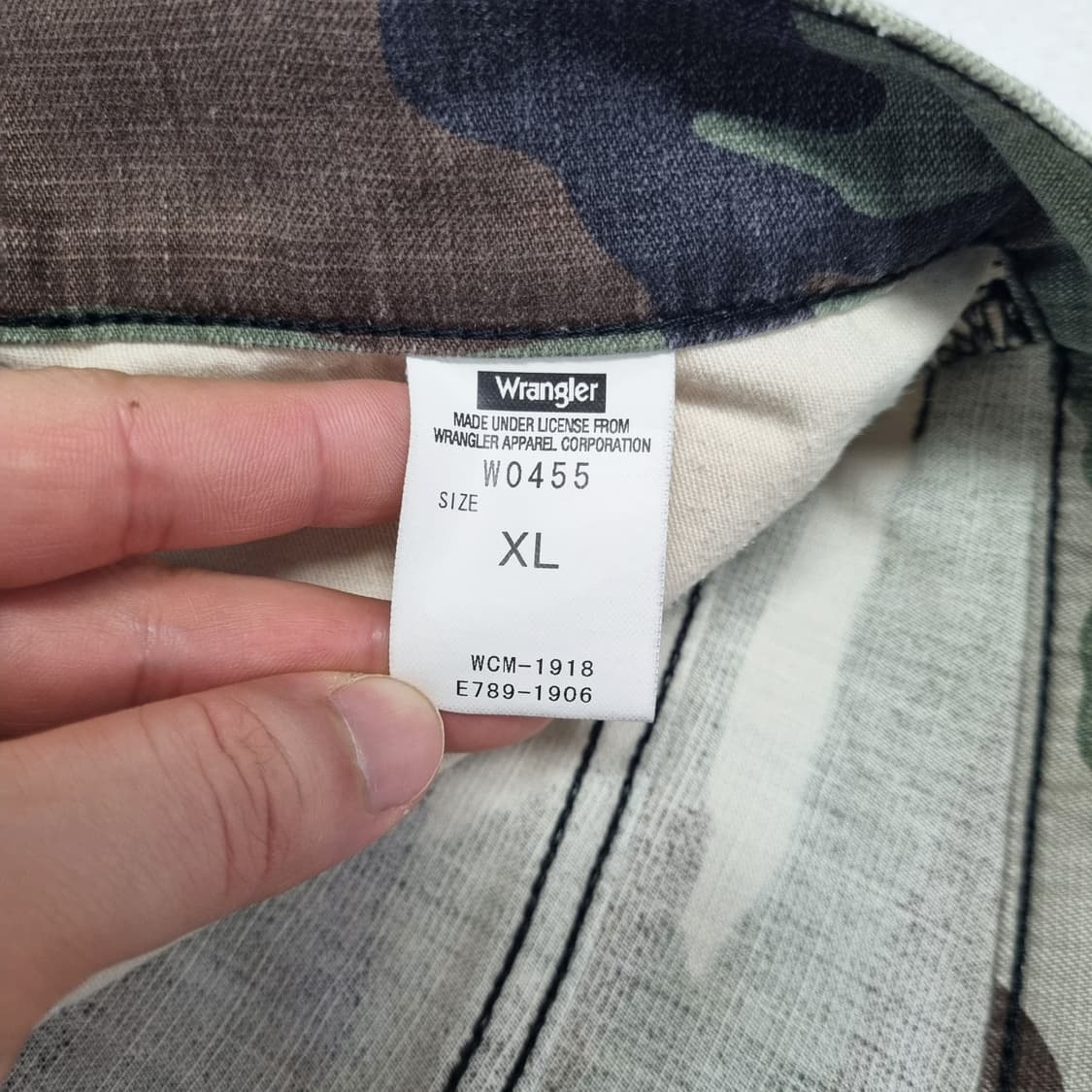 빈티지 랭글러 우드랜드 카모 와이드팬츠 - XL 상품이미지10