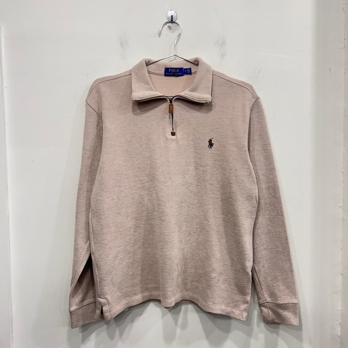 폴로 랄프로렌 스몰포니 코튼 반집업 롱슬리브 상품이미지2