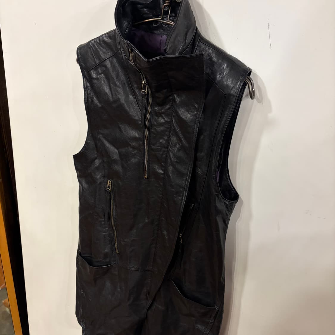 코데즈컴바인 이태리램스킨 하이넥롱베스트 상품이미지2