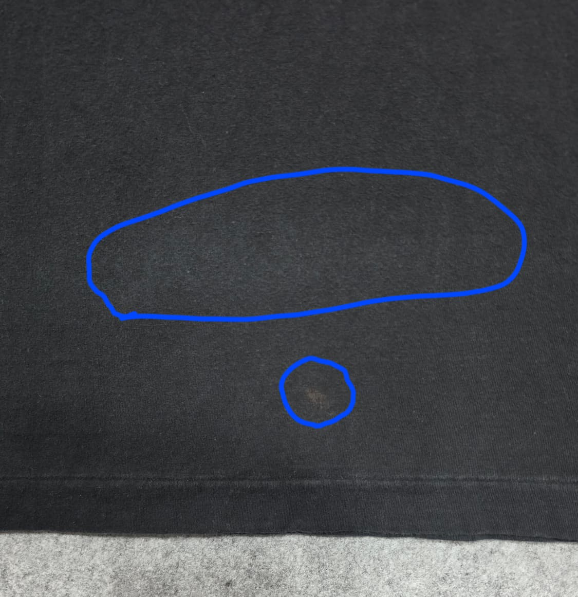 꼼데가르송 레드와펜 블랙 반팔티 L 상품이미지4