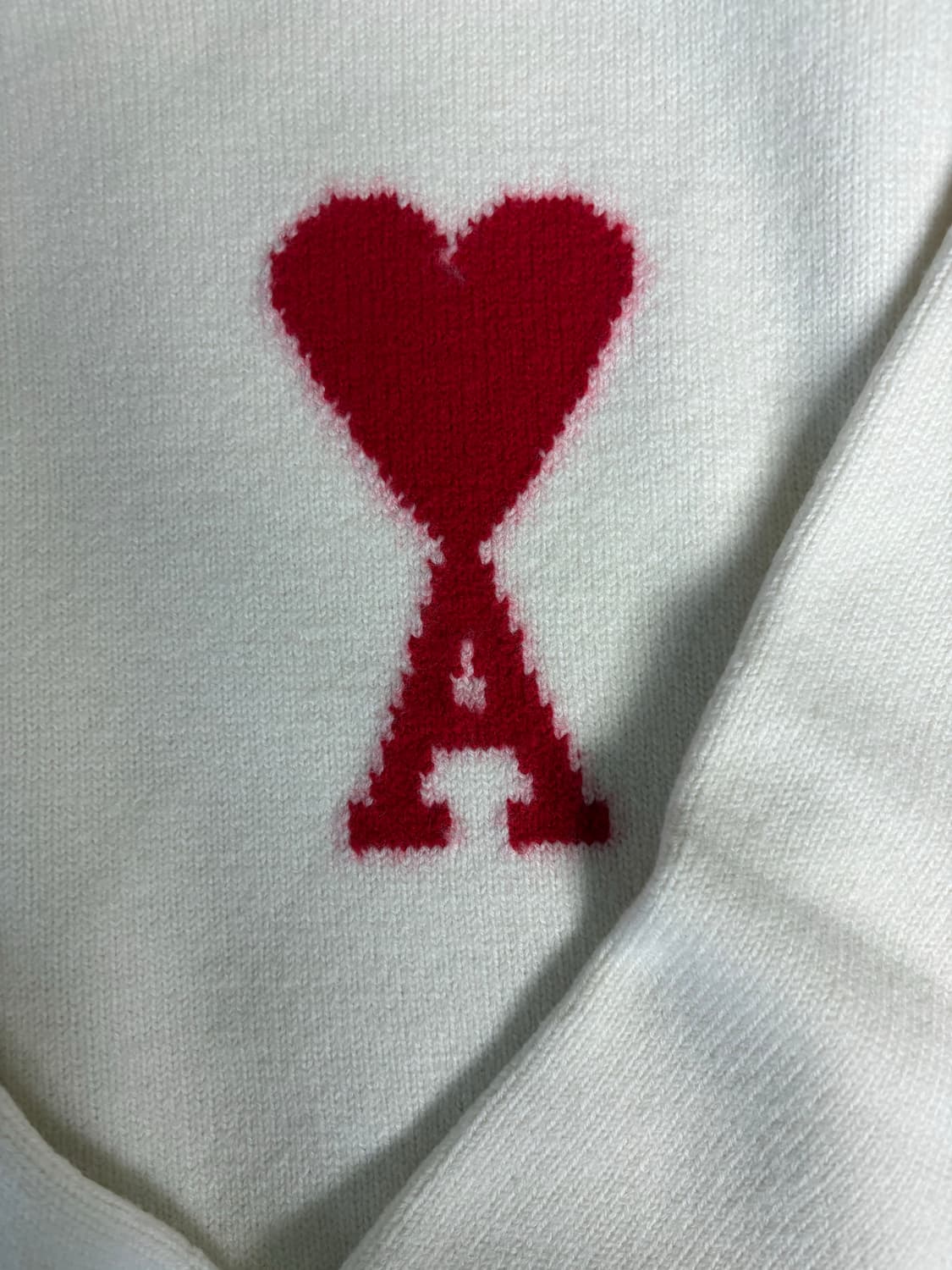 아미 니트 아이보리 S 상품이미지2