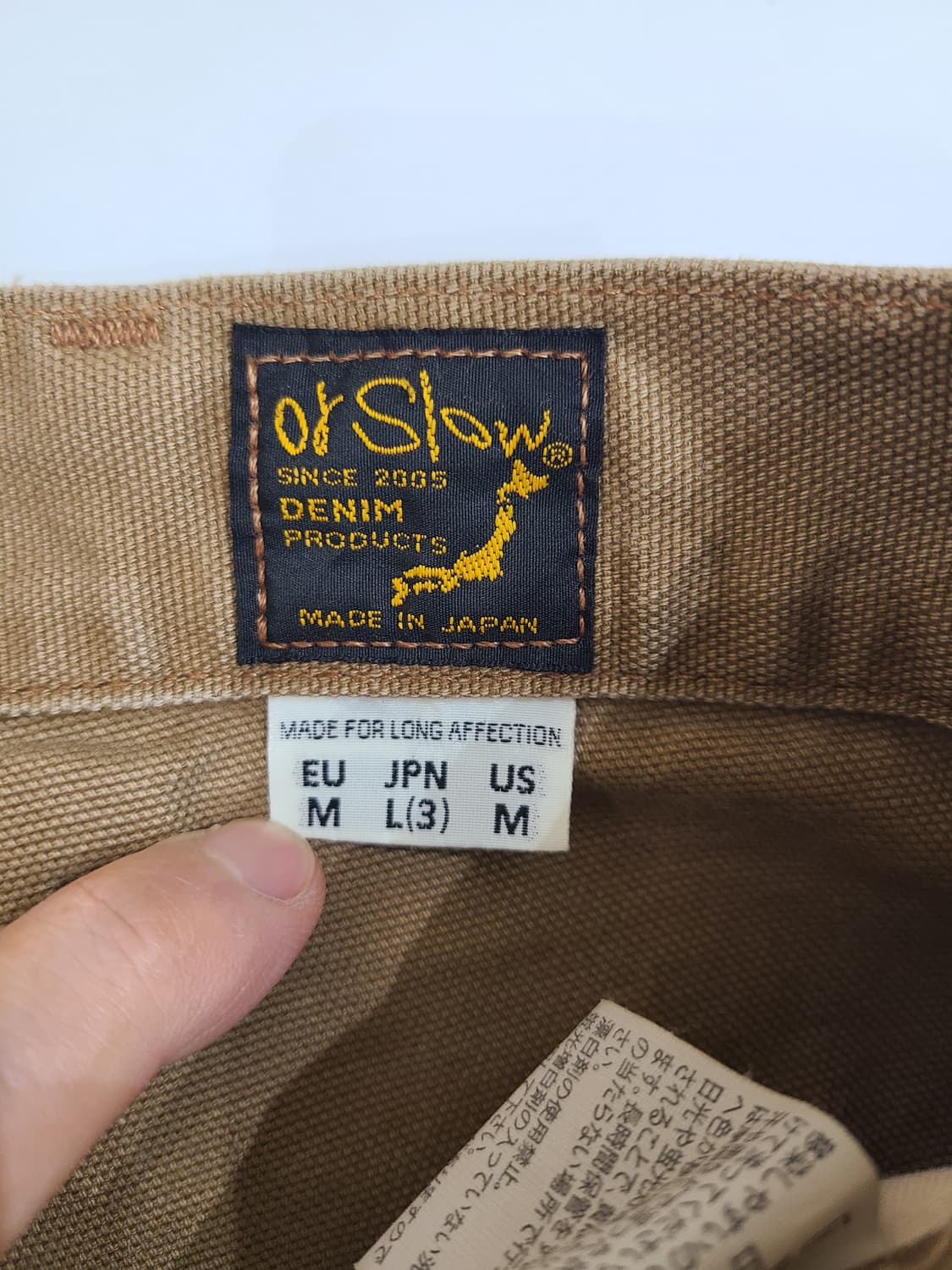 신상 오어슬로우 orSlow 데님 페인터 팬츠(Brown) 새상품 싸이즈 상품이미지6