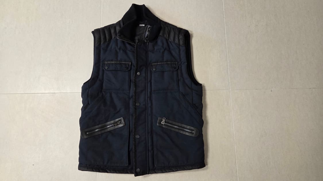 시스템 옴므 구스 다운 패딩 베스트 상품이미지1