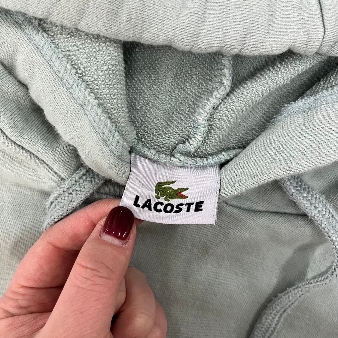 [실측확인] 라코스테 여성 플레어 후드 원피스 치마 0108M1 상품이미지2