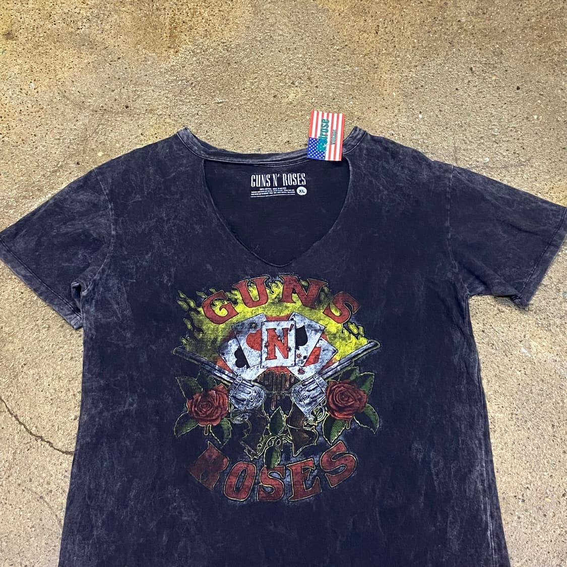 미국 빈티지 건스앤로즈 굿즈티 락티셔츠 반팔티 상품이미지2