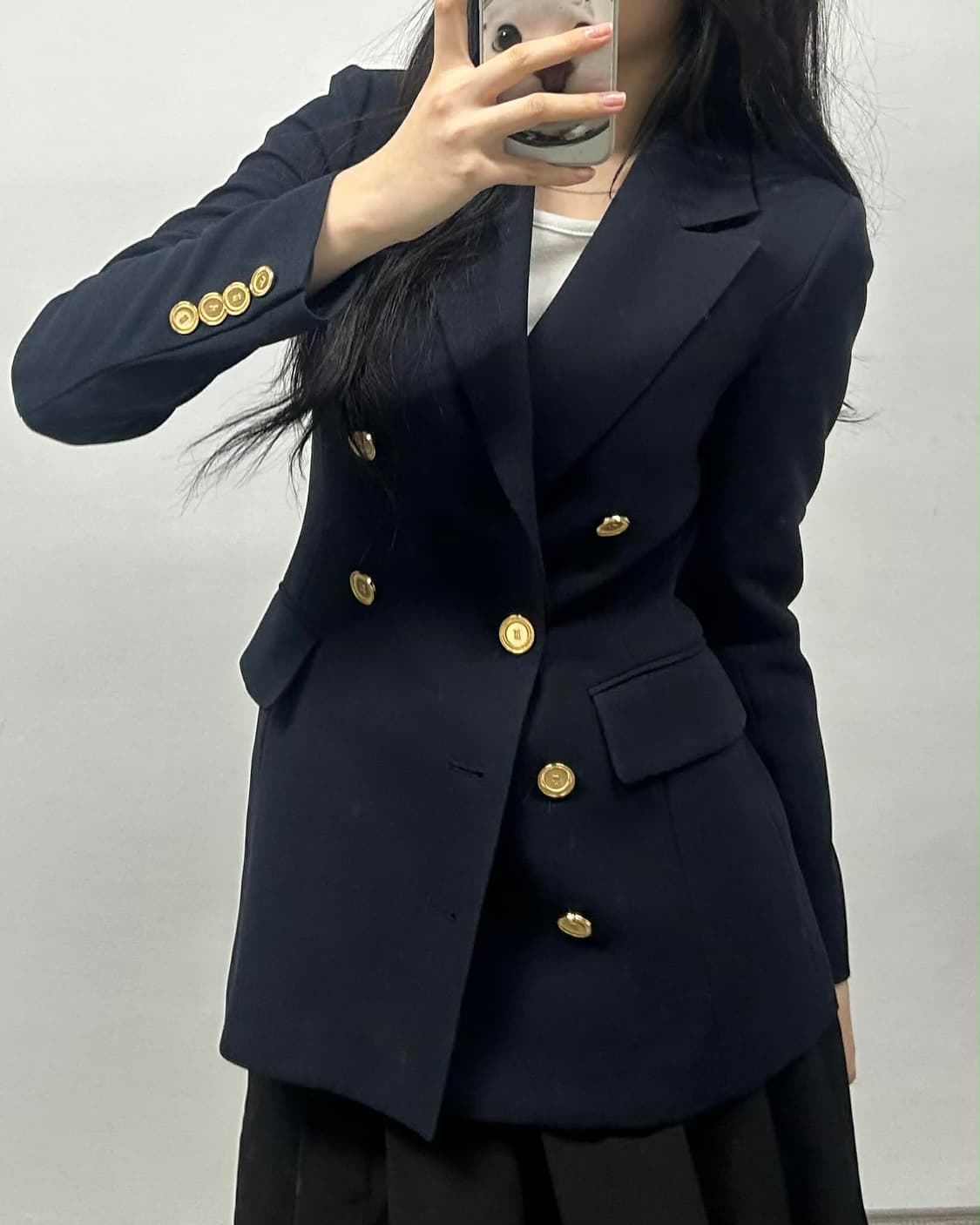 [S] 모조에스핀 MOJO.S.PHINE 20년 신형 더블 브레스티드 롱 상품이미지1