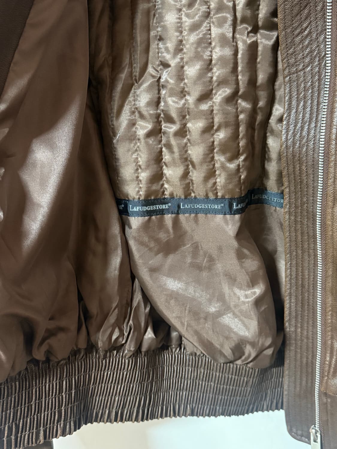 라퍼지포우먼 buffing leather 가죽 블루종 S 상품이미지6