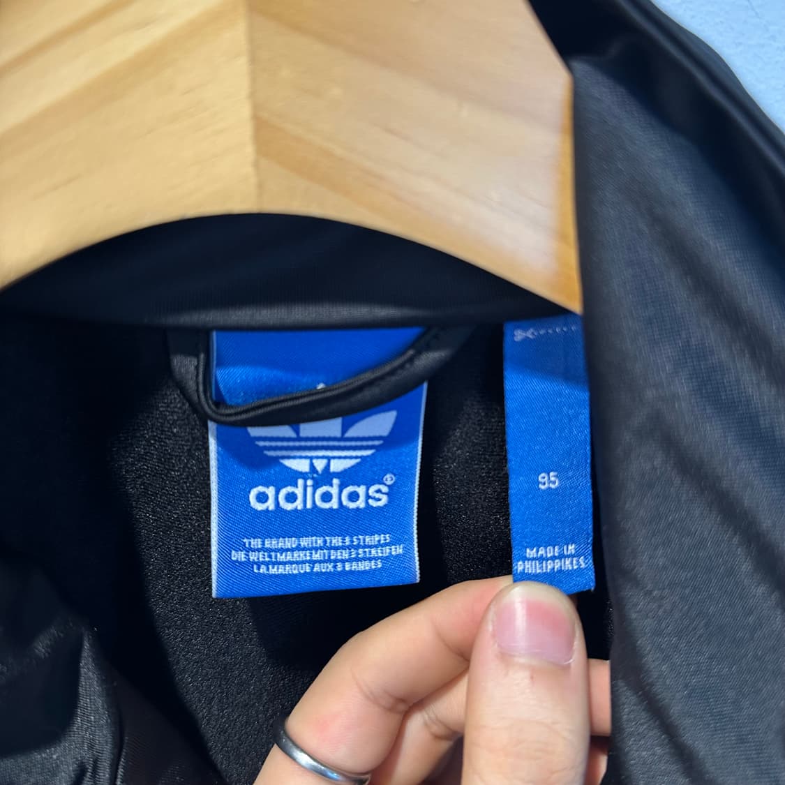95 아디다스 파이어버드 블랙 트랙탑  상품이미지3