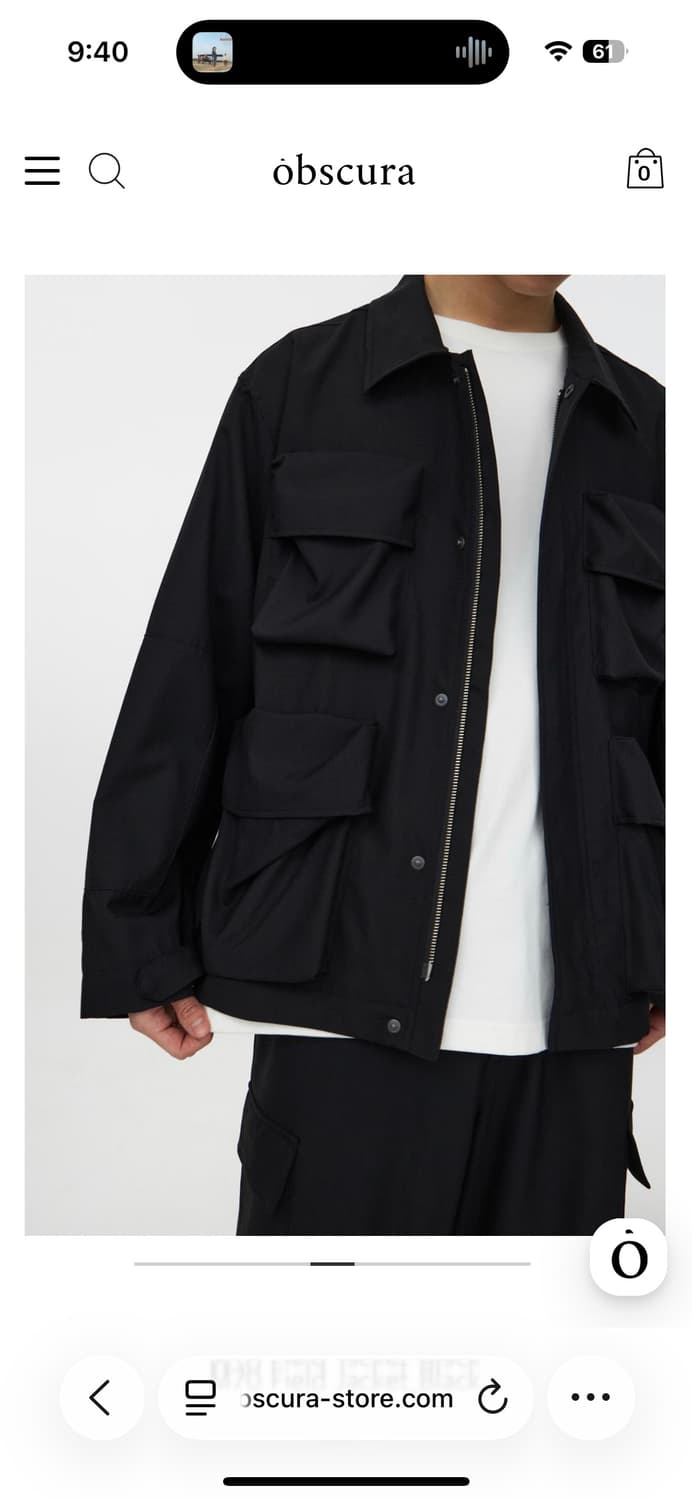 옵스큐라 유스 m70 필드자켓 블랙 사이즈 s 상품이미지4