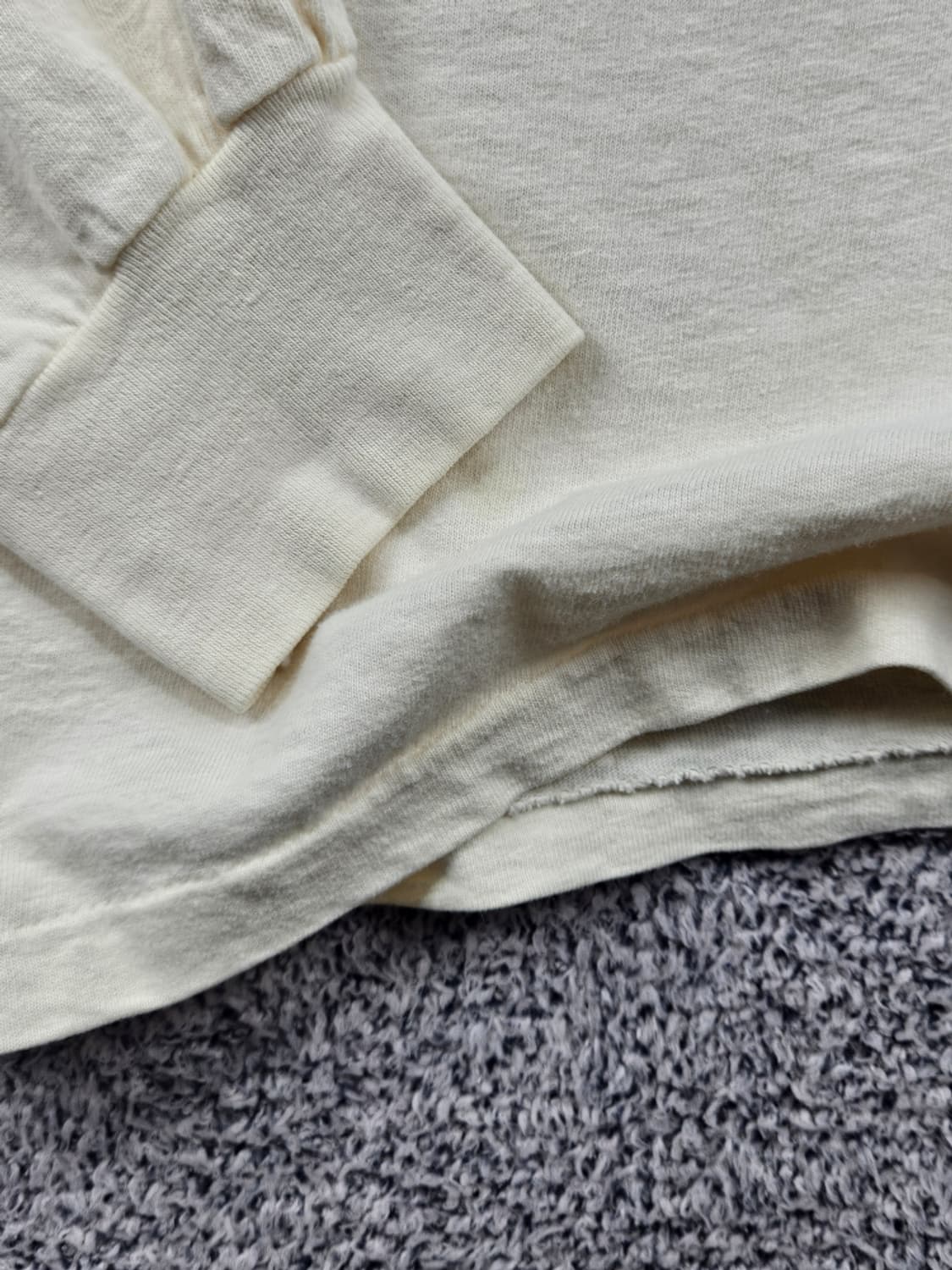 1983 USA 헤인즈 싱글스티치 롱슬리브 긴팔티셔츠 (XL)/11798 상품이미지10