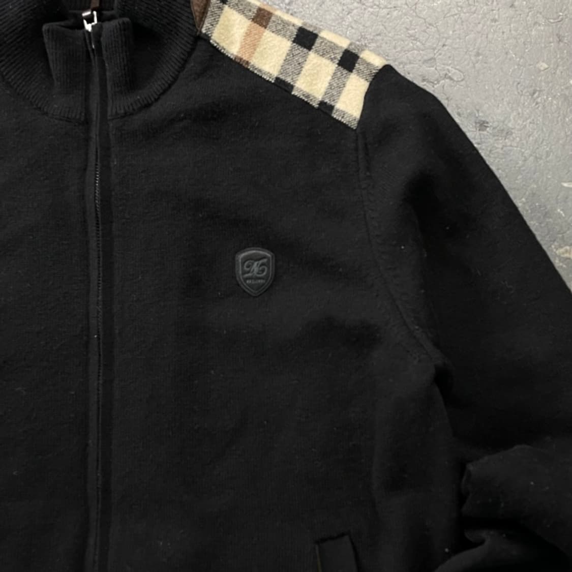 95 닥스 방풍 니트집업 상품이미지2