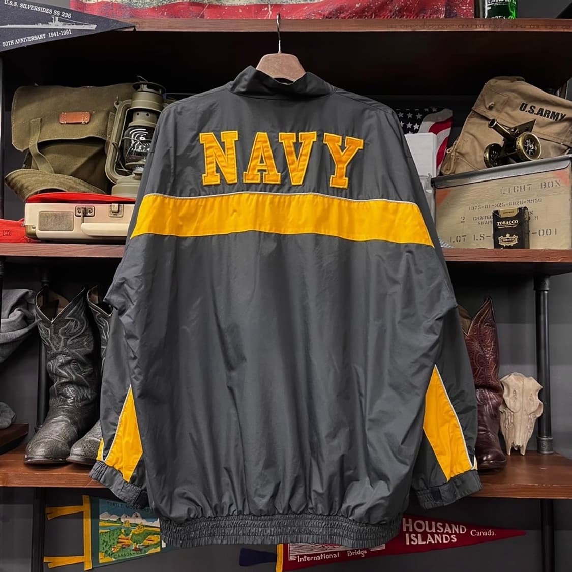 90s US NAVY 아카데미 윈드 브레이커 IPFU N473 상품이미지2