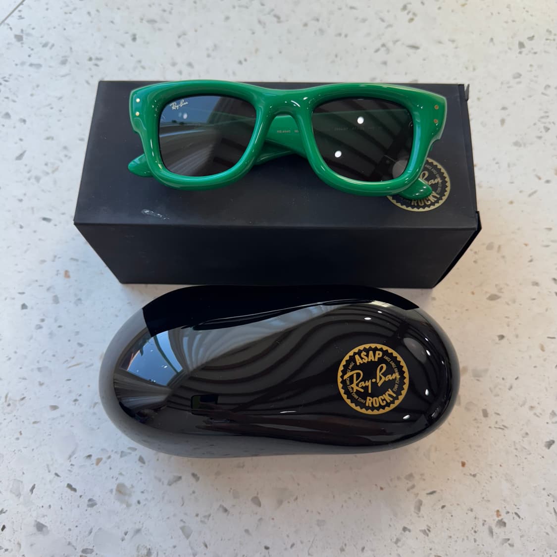 rayban 에이셉라키 2025 콜라보 그린 새상품 상품이미지8