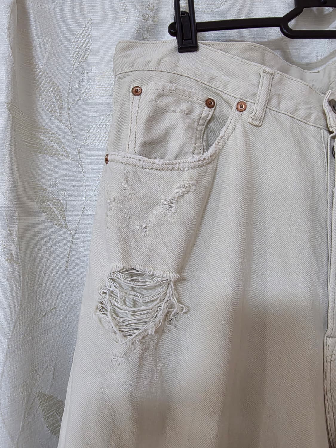 24SS MARKA 마카 12oz 루즈스트레이트핏 데님 3사이즈 상품이미지4