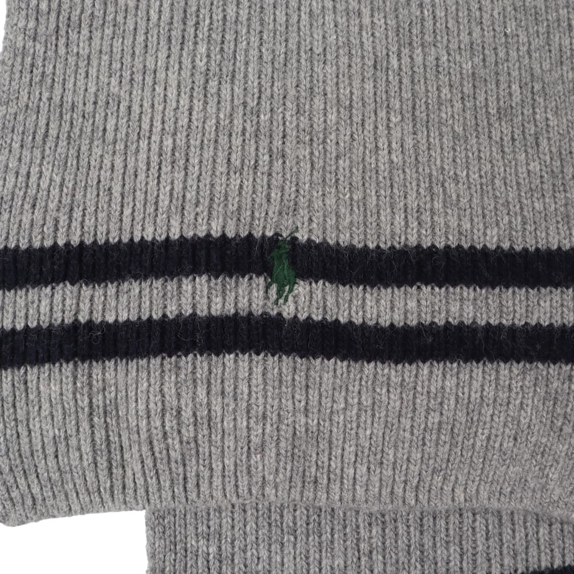 폴로 랄프로렌 베이직 포니 그레이 울 머플러 상품이미지7