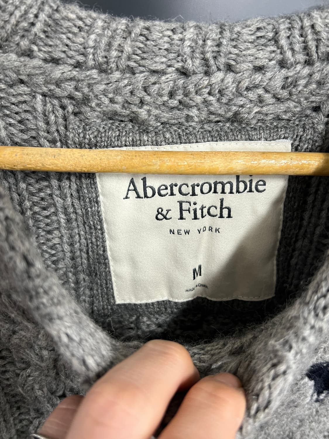 Abercrombie 아베크롬비 꽈배기 케이블 니트 상품이미지5