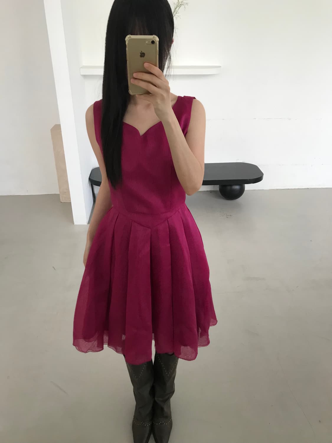 vintage pink one-piece 상품이미지1