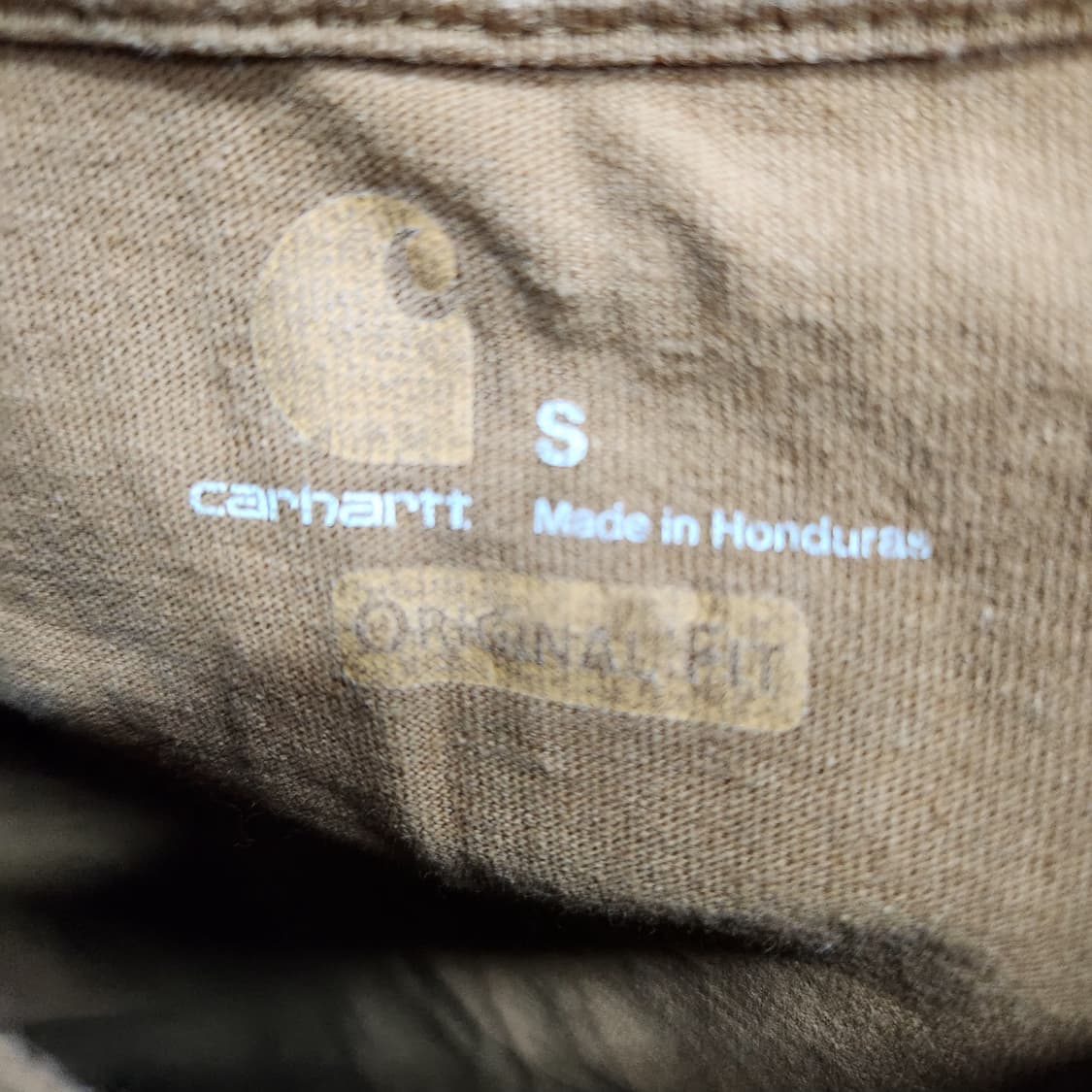 칼하트 원포켓 로고 반팔티 S(L) 상품이미지5