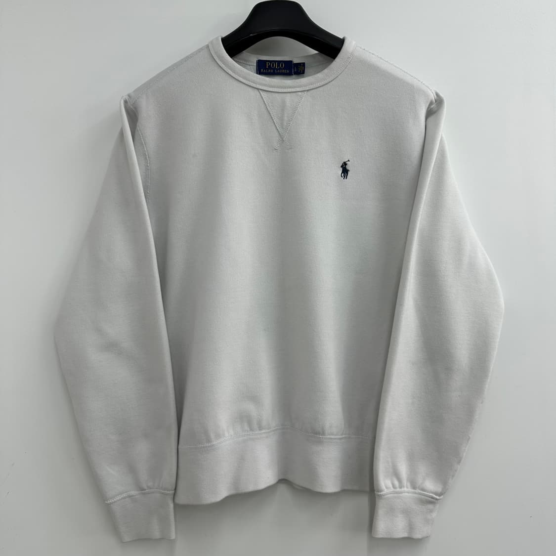 100 폴로 랄프로렌 남자 루즈핏 숏 기모 맨투맨 상품이미지1