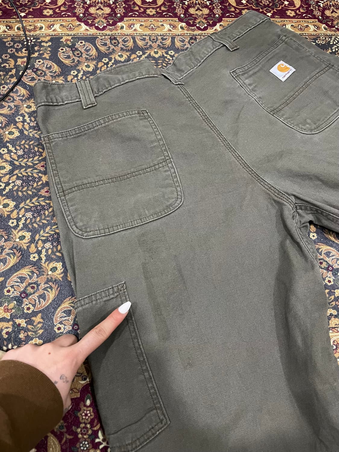Carhartt 칼하트 릴렉스핏 더블니 카펜터 팬츠 상품이미지7