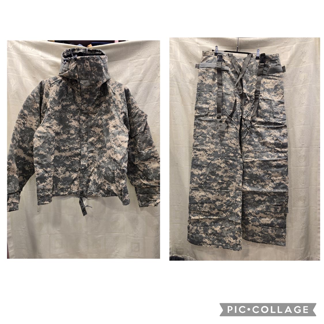 새상품) 미군 ACU 디지털 화생방 자켓 바지 군복 세트 미듐레귤러 상품이미지1