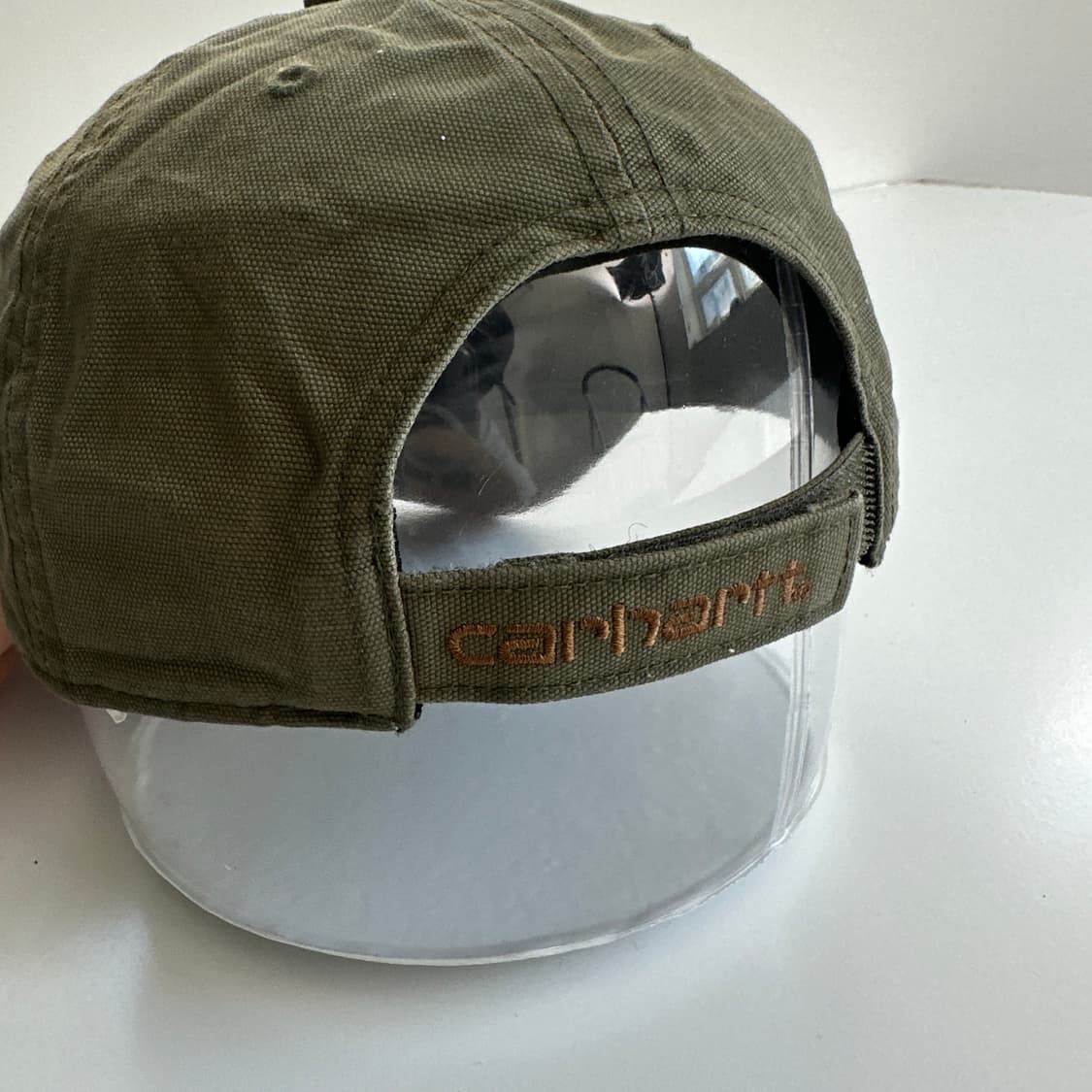 Carhartt 칼하트 오데사 레더 로고 볼캡 상품이미지3