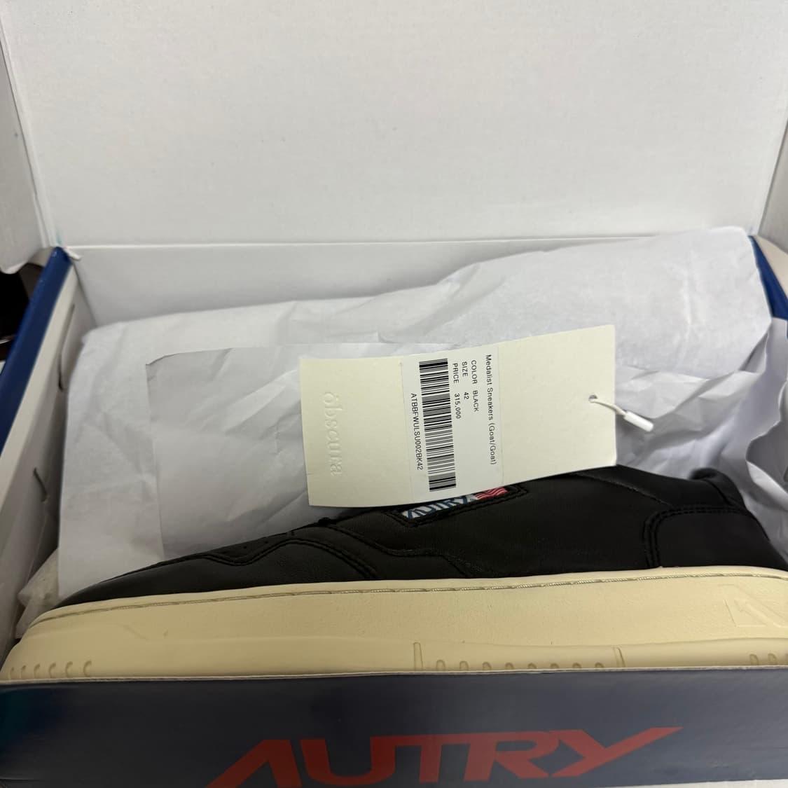 [~12/20까지 할인] 오트리 메달리스트 고트스킨 블랙 상품이미지6