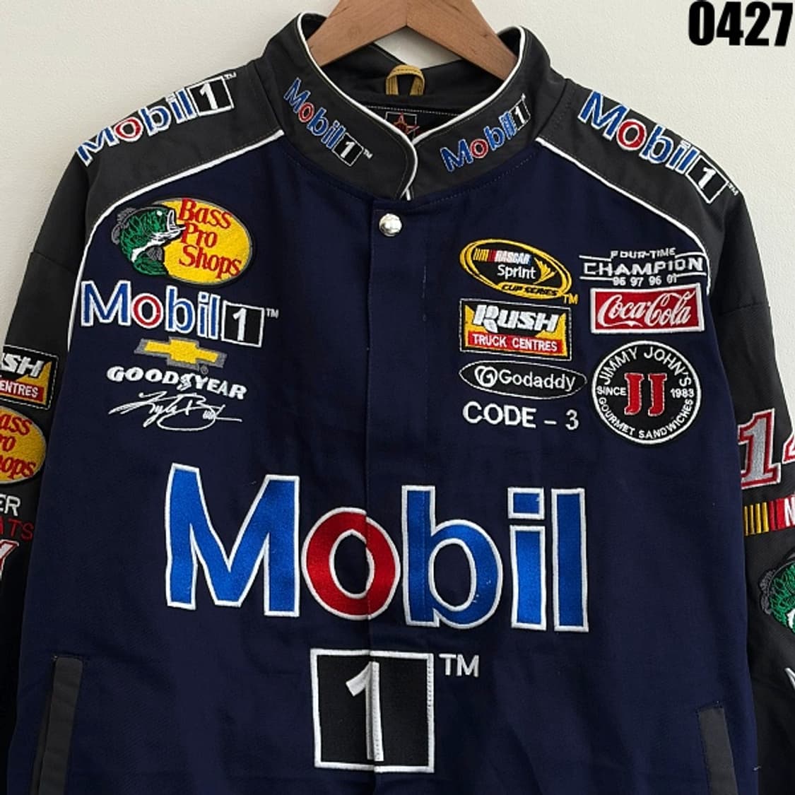 JH Design 나스카 넥스텔컵 Mobil1 레이싱 자켓 XL 0427 상품이미지4