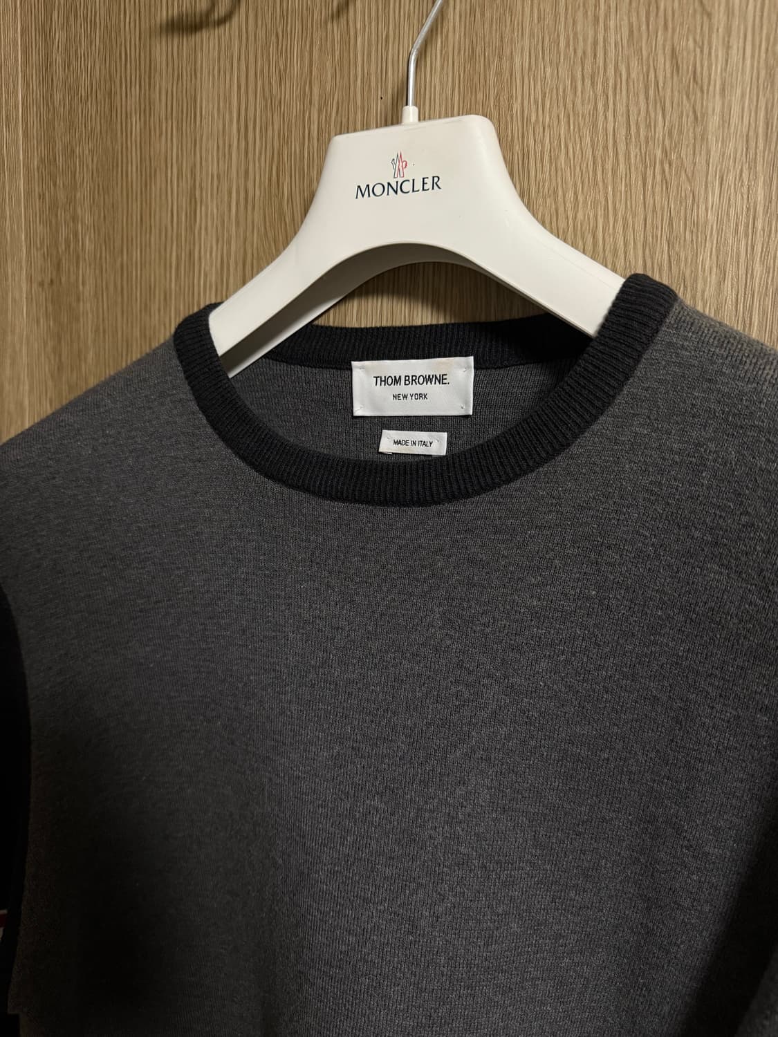 톰브라운 밀라노스티치 암밴드 펀믹스 니트 4 상품이미지2