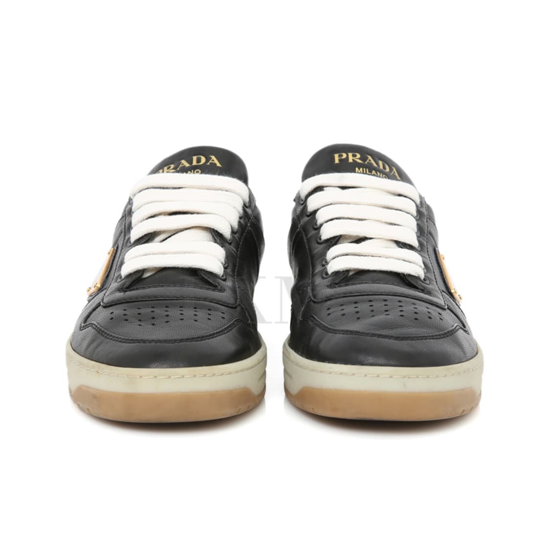 프라다 다운타운 스니커즈 블랙 삼각로고 슈즈 1E792M 상품이미지1