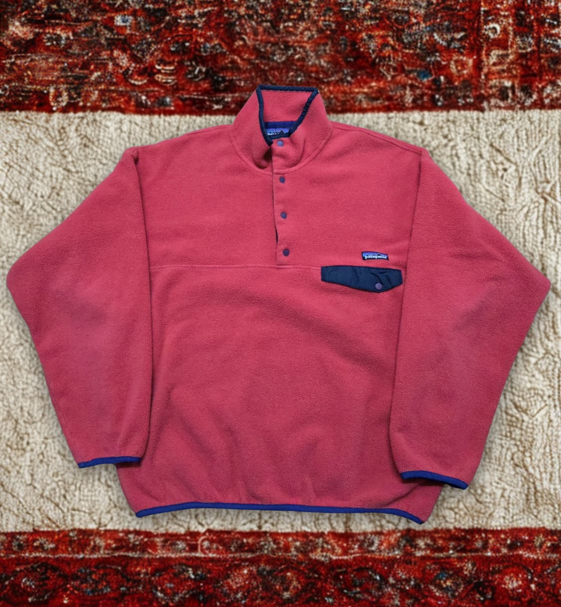 (L)파타고니아Usa 빈티지핑크 신칠라 플리스 후리스 fleece 상품이미지1