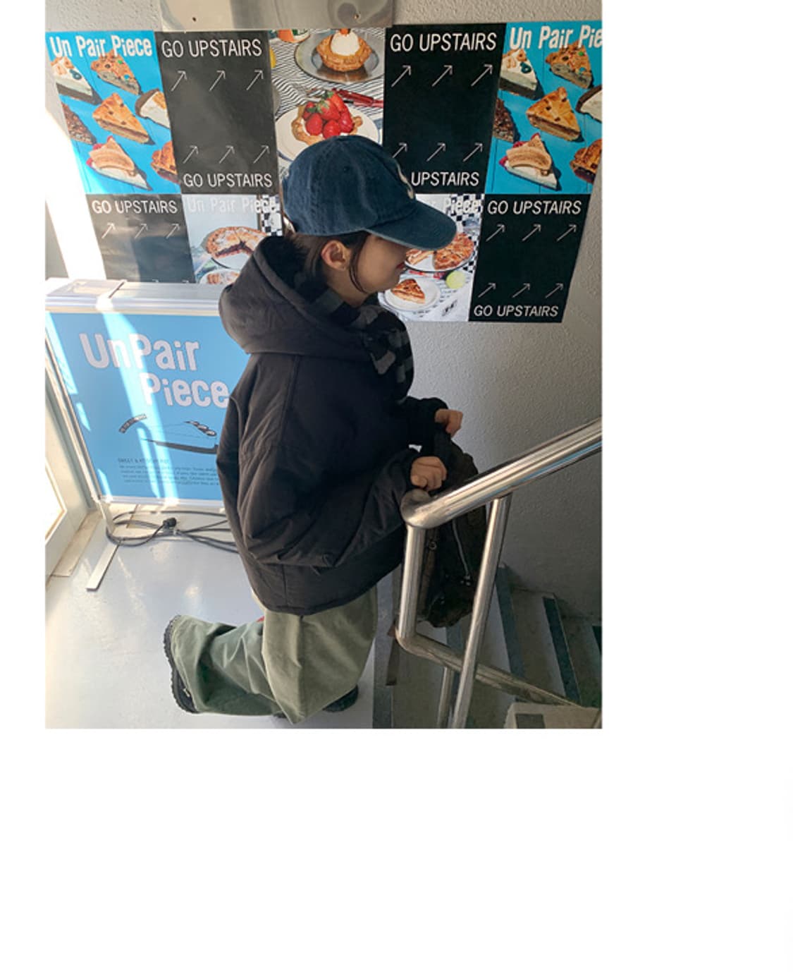 Vintage 바드리 패딩 점퍼 (블랙) 상품이미지3