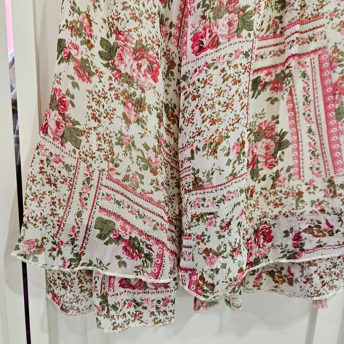 플라워 패턴 캉캉 미니 스커트 상품이미지6