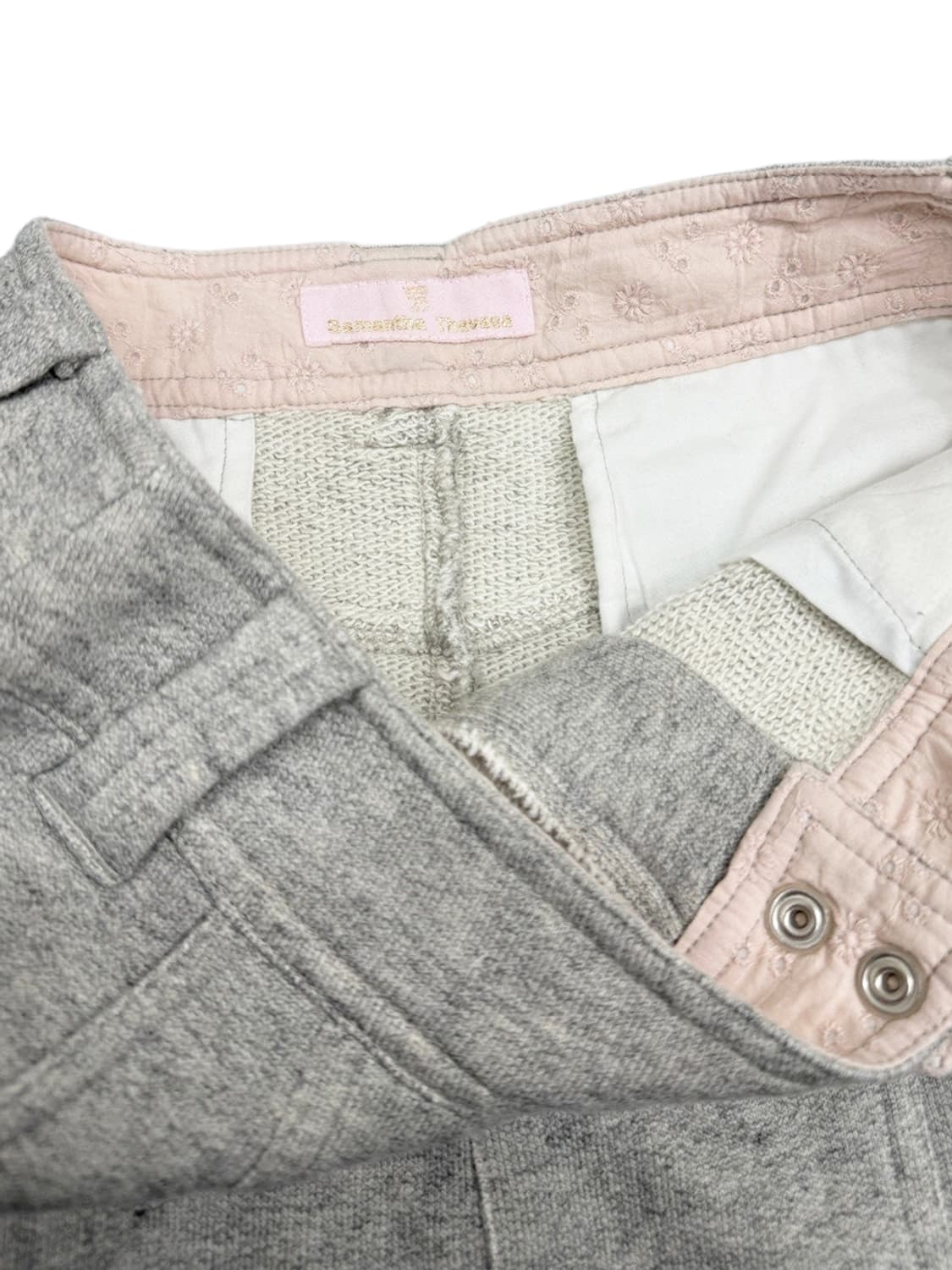 빈티지 SAMANTHA THAVASA 그레이 니트 미니 스커트 상품이미지3