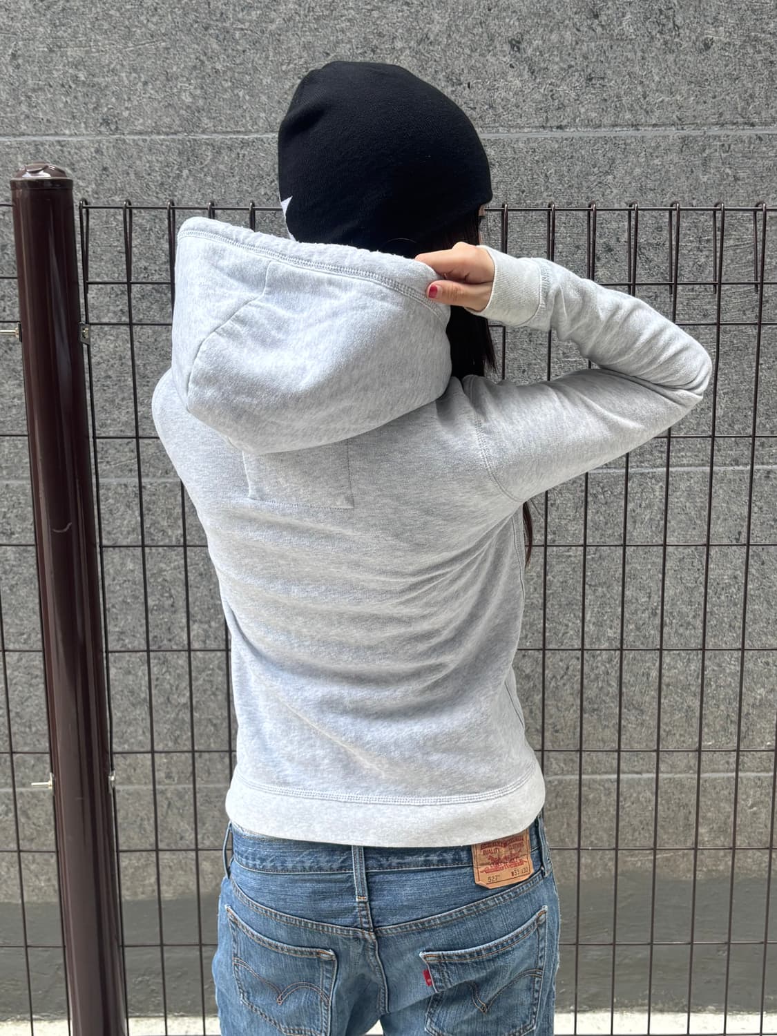 아베크롬비 그레이 후드집업 상품이미지4