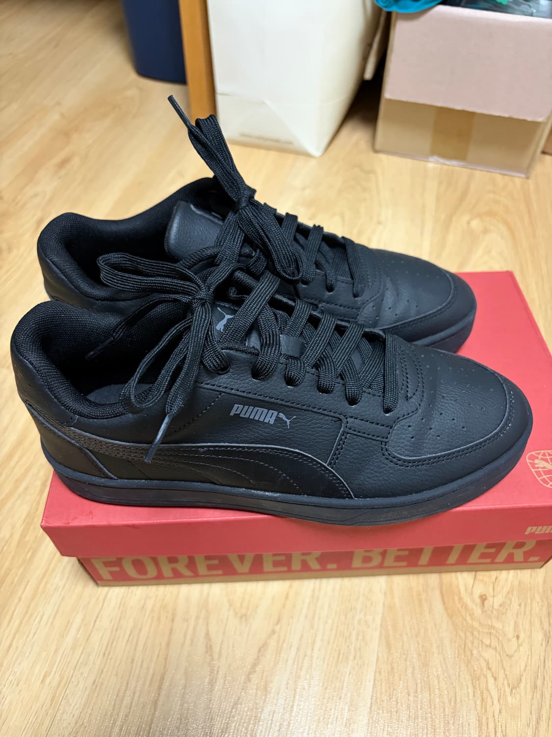 푸마 케이븐 2.0 스니커즈 블랙 쿨 다크 그레이 270mm 상품이미지3