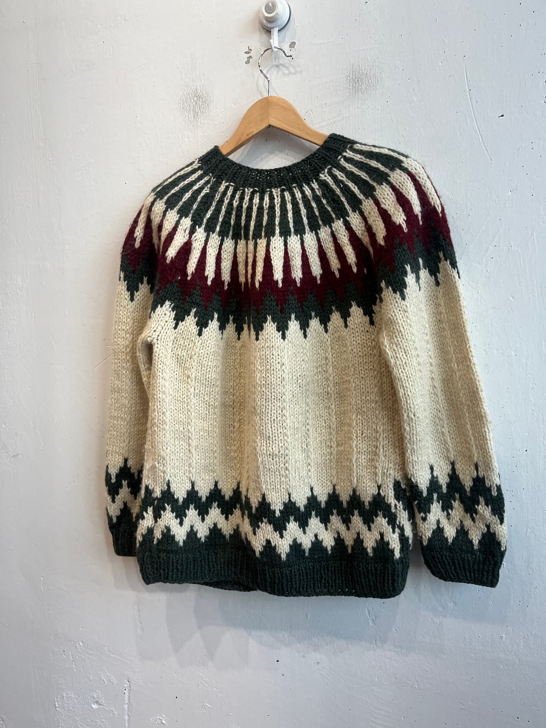 핸드메이드 노르딕 울 가디건  상품이미지4