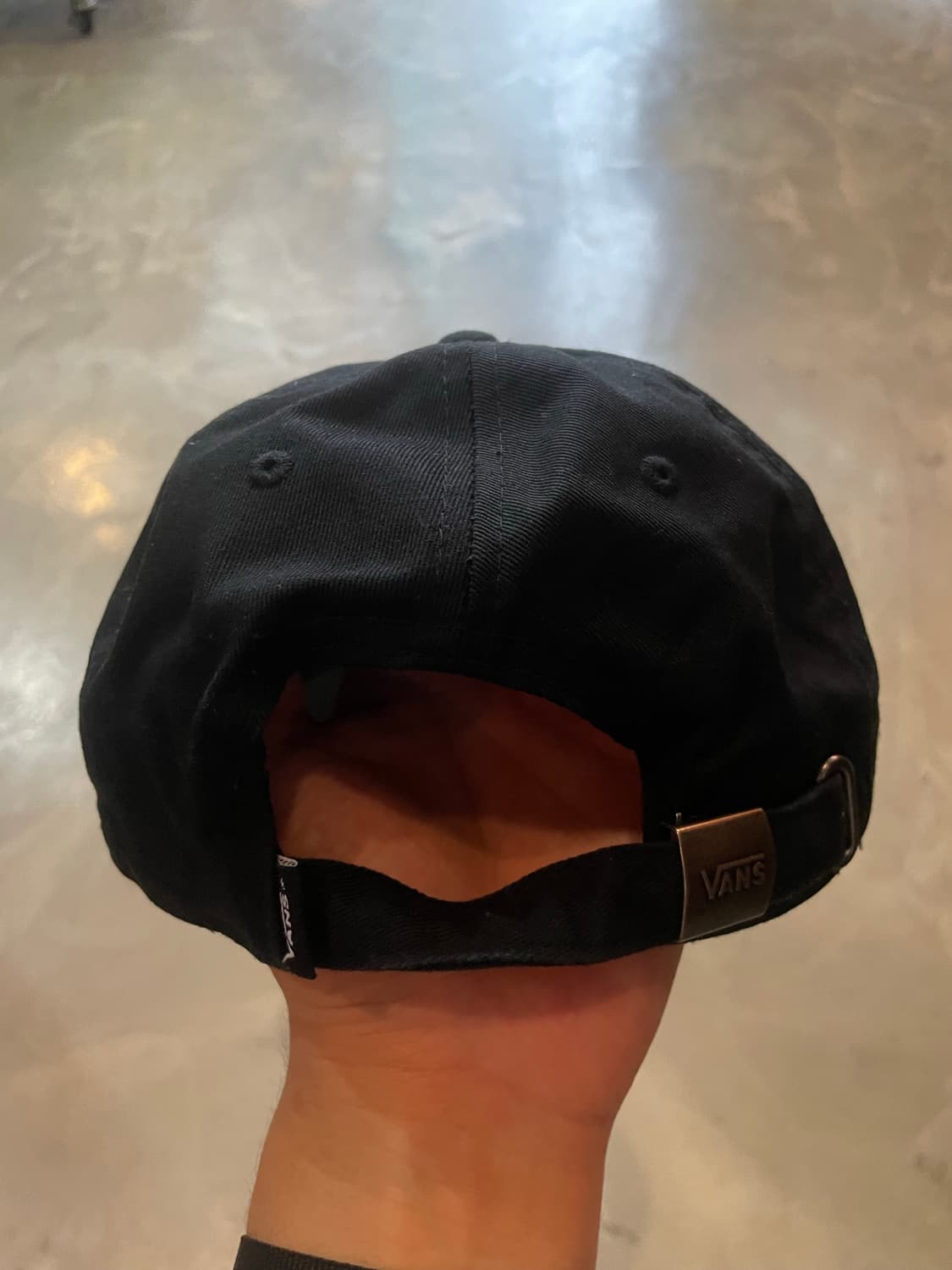 반스 블랙 볼캡 상품이미지3