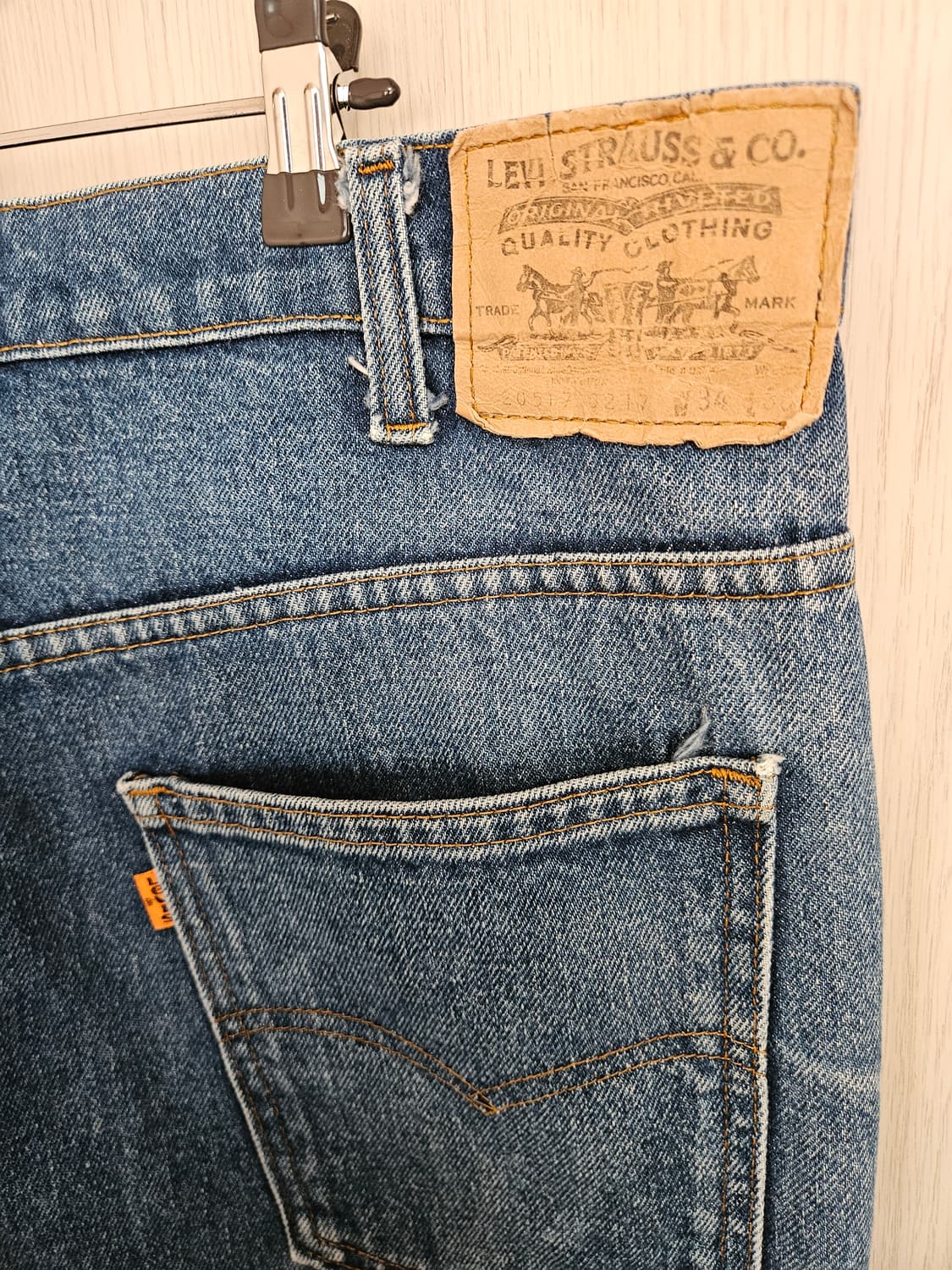 80s levis 517 오렌지탭 34x30 리바이스 부츠컷 상품이미지3