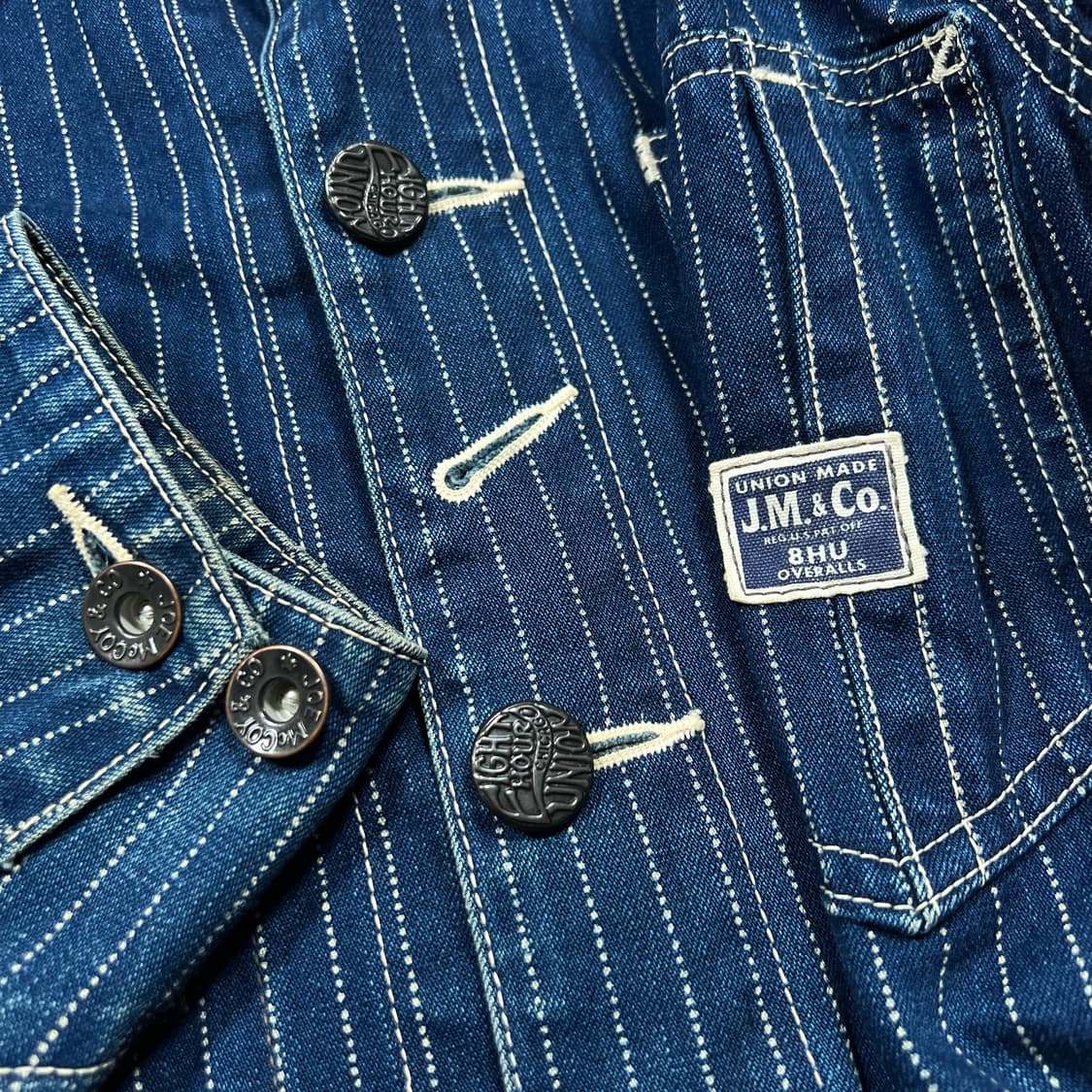 리얼맥코이 조맥코이 데님 오버올 워크자켓 상품이미지5